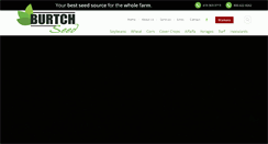 Desktop Screenshot of burtchseed.com
