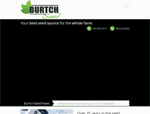 Tablet Screenshot of burtchseed.com